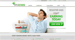 Desktop Screenshot of affilistars.com